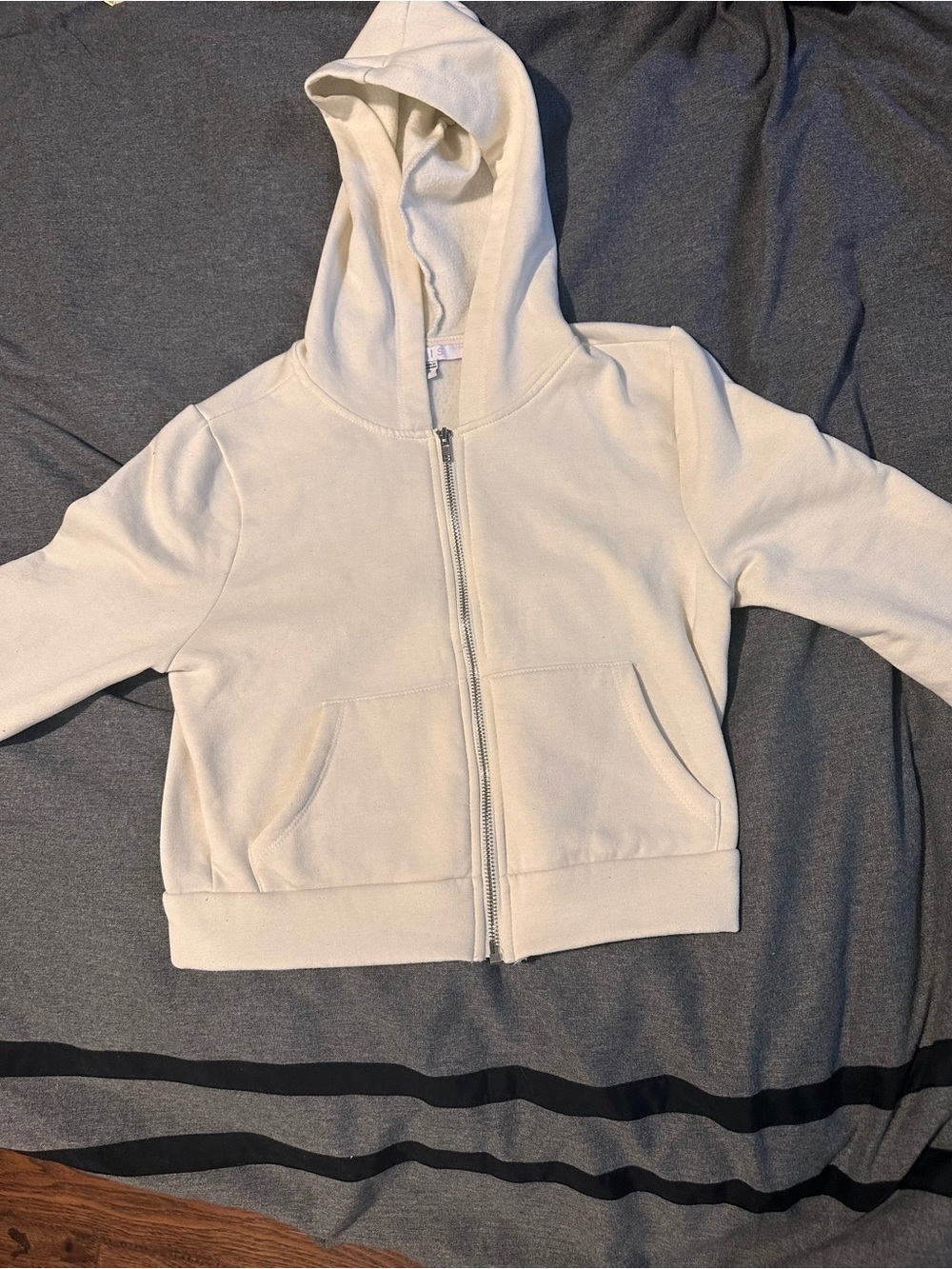 Amazon Essentials Kids Cream Full-Zip Hoodie